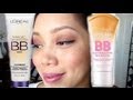First Impression: Drugstore BB Creams Maybelline and Loreal