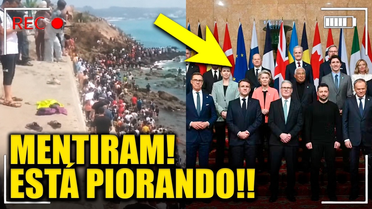 Governos da UE ESTÃO MENTINDO e invasão na Espanha vira REVOLTA VIOLENTA
