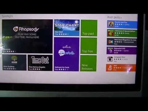 ACER V5-122P-0408 Quick Review/ Start up