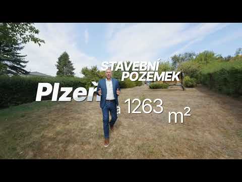 Video Stavební pozemek 1 263 m² v Plzni – Skvrňanech