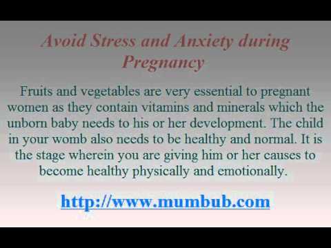 how to relieve stress during pregnancy