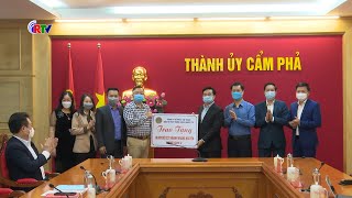 Cẩm Phả: Tiếp nhận ủng hộ 10.000 kit test nhanh SARS-CoV-2