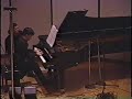 brian resnick (drumset) and stephen gosling (piano) perform the third part of john psathas's duo. at brian's 1996 juilliard recital. recording available on the rattle cd 