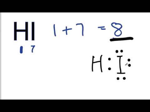 how to draw lewis dot structure for hf