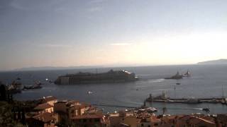 2014-07-23 - Departure of the Costa Concordia from the Giglio island