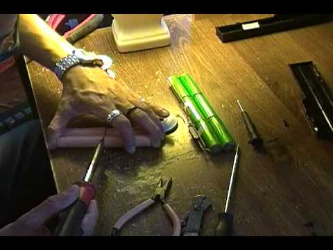 how to rebuild notebook battery