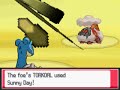 Pokemon Heart Gold - Rematch with Blaine, Cinnabar Island Gym Leader