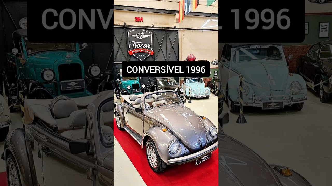 Esse Fusca 1996 Bege Urano é mais uma joia ganhando vida aqui na Trocar. 🛠✨️