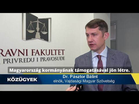 Közügyek (Pannon RTV) - Interjú dr. Pásztor Bálinttal, a VMSZ elnökével-cover
