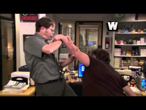 how to draw dwight schrute