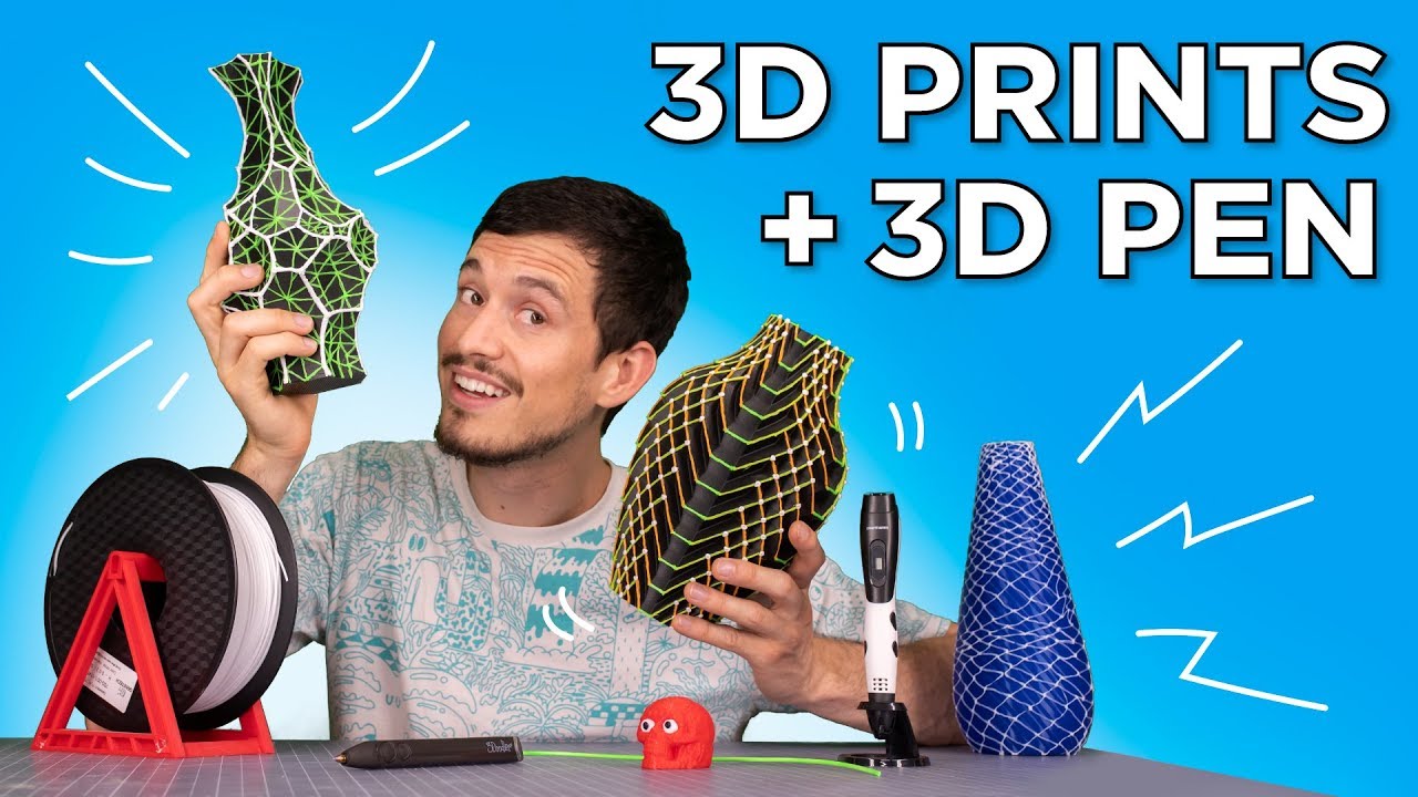 Upgrading 3D Prints with 3D Pens // Geeetech 3D Pen + 3Doodler Create+