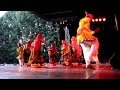 Le spectacle de l'ensemble folklorique indien Panghat au château de Maintenon.
