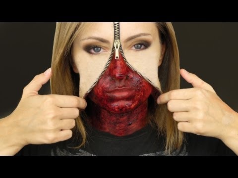 how to paint my face like a zombie
