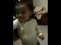 Priya learns to say daddy