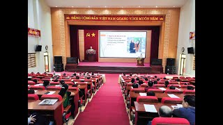 Hội nghị tập huấn về trợ giúp xã hội