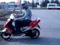Peugeot Speedfight 2 without a muffler