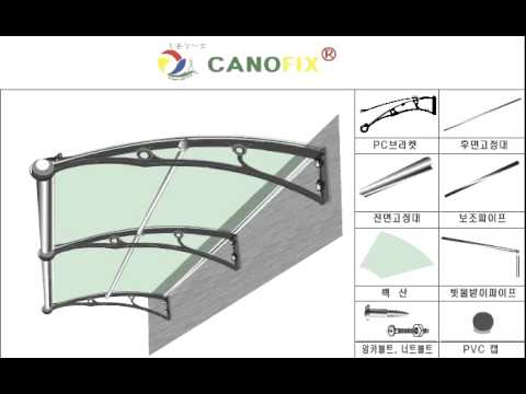 how to build a door canopy yourself