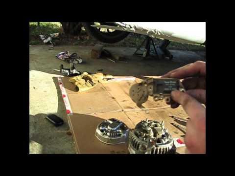 how to replace a voltage regulator in an alternator