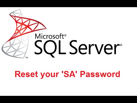 how to recover sql express sa password