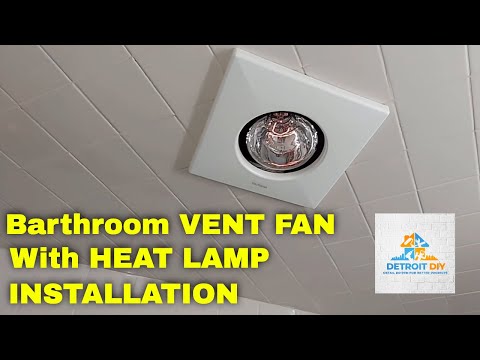 video-linktoworks-How To Install A Bathroom VENT FAN With A Heat Light |...