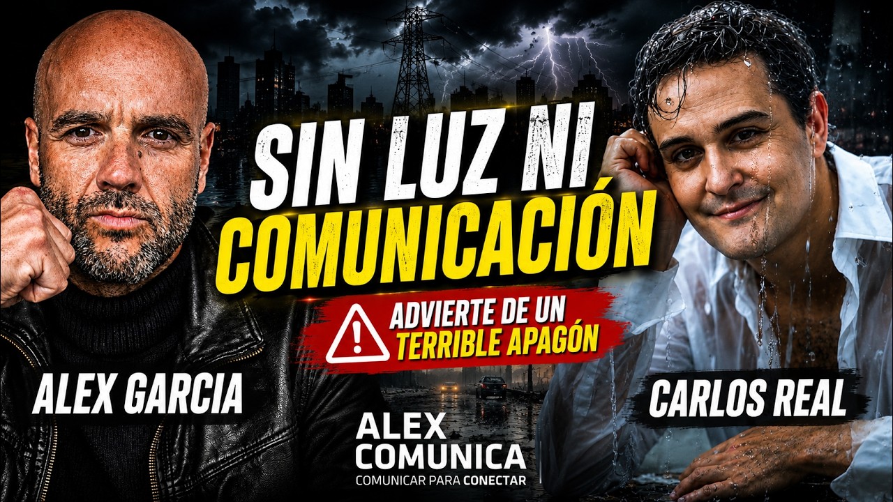 💥 ADVIERTE DE UN TERRIBLE APAGÓN: “QUEDAREMOS INCOMUNICADOS”, con Carlos Real 💥 AlexComunicacTV