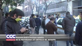 Protesta de taxistas