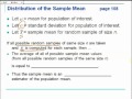 STATS 250 Week 07(a): Chapter 9 Sampling Distribution of Sample Mean