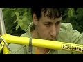 Peter Darke and Carlton Reid interviewed by BBC Look North, 3rd August 1987. News story was about formation of first British mountain bike team, which would compete (badly) at first MTB World Championships, held in Villard de Lans, France, August 1987.