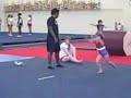 Back Handsprings on Floor Back Handsprings on Floor