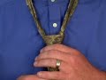 Personal Image Consultant Kimberly Law demonstrates how to tie the pratt and shelby knots step by step