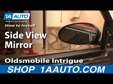 How To Install Replace Side Rear View Mirror Olds Intrigue 98-02 1AAuto.com