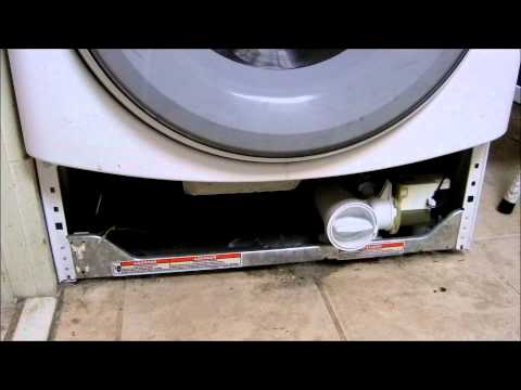 how to drain whirlpool duet washer
