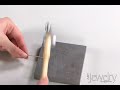 Art Jewelry - S-hook clasp with hammered ends Art Jewelry - S-hook clasp with hammered ends