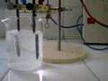 Electrólisis de una disolución de cloruro de sodio