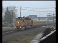 UP 6936 on train SCHCB passing through Rochelle, Illinois