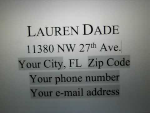 how to fill in a resume