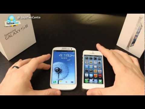 Galaxy S3 vs iphone 4S - Follow me on twitter! http://www.twitter.com/jayztwocents Today we take Samsung's Flagship Galaxy S3 and square it off with Apple's iPhone 5 to see who is ki...