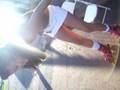 kelly andando de patins