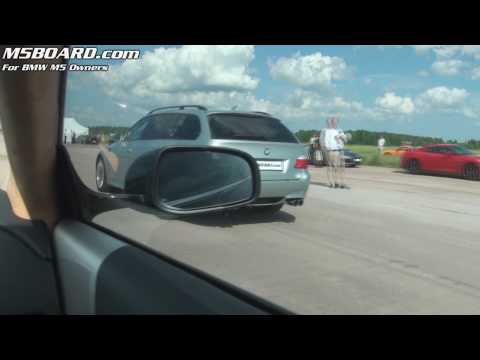 Aston Martin DBS Touchtronic vs BMW M5 Touring ESS ECU