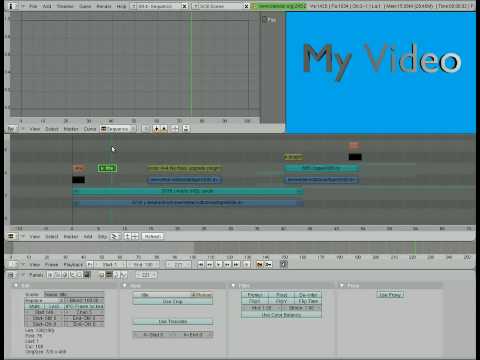 Blender: aggiungere un testo ad un video