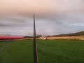 LN-YHW take off from Henning Airfield