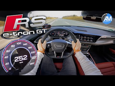 RS e-tron GT (646 hp) | 0-260 km/h LAUNCH Control?? | by Automann in 4K