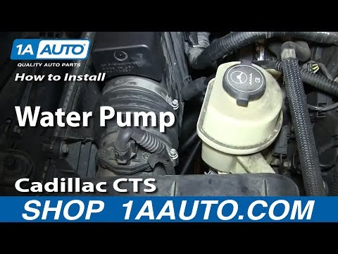How To Install Replace Water Pump 2.8L 2003-10 Cadillac CTS