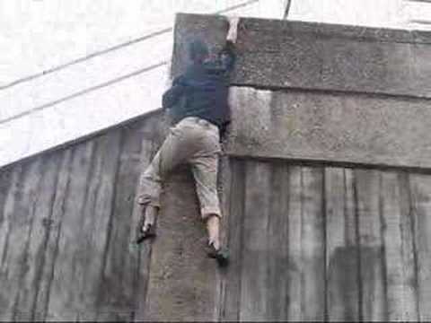 buildering - a fun day of buildering at U of H...