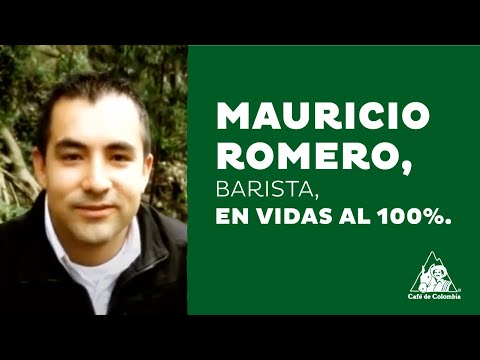 Mauricio Romero, un barista de profesión