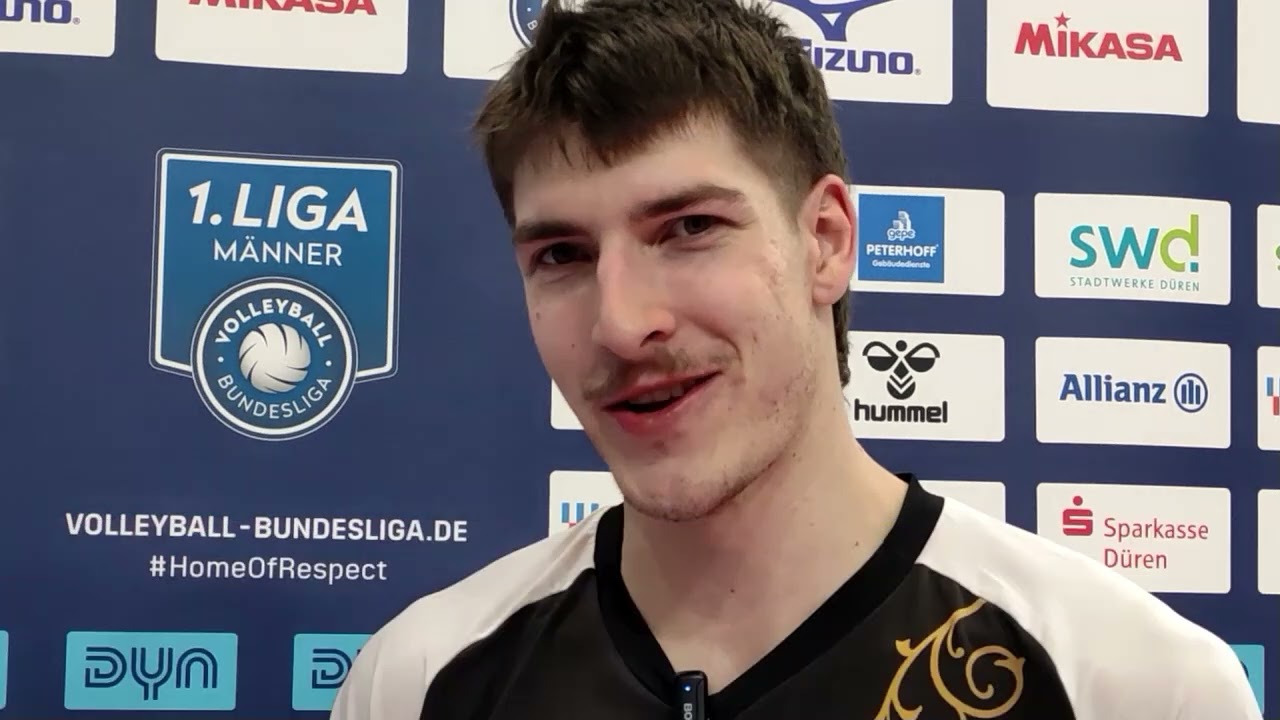 Jan Huber, Mittelblocker der Barock Volleys MTV Ludwigsburg über die verpassten Chancen im dritten Satz 