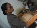 Mom making chapathi
