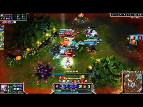 Diana - Playing League of Legends as Diana Masteries: 21/9/0 Runes: ap glyphs and quints, hp/lvl seals, magic pen marks Sign up for league: http://tinyurl.com/ctw2le...