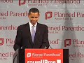 Barack Obama Addresses Planned Parenthood