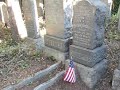Beckie Neubauer grave site after cleanup Beckie Neubauer grave site after cleanup